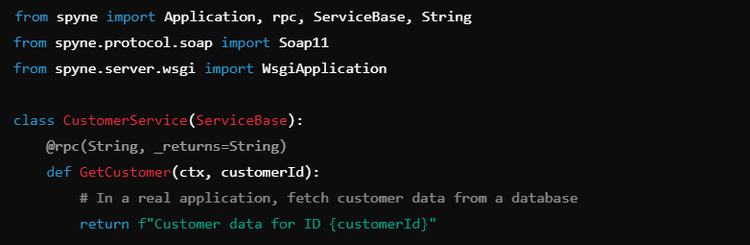 Implementing a SOAP API Example