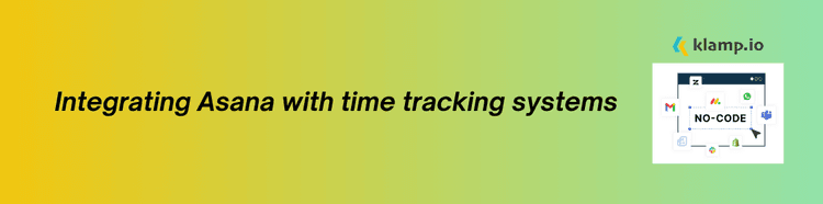integrating asana with time tracking