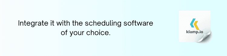 scheduling software